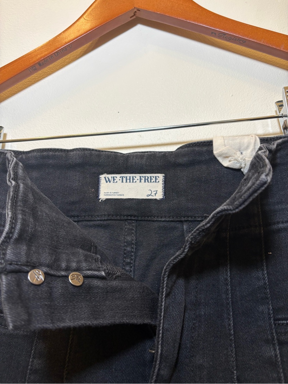 We The Free Slim Black Skinny Jeans